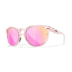 Lunettes Wiley X - Polarisé Rose Or Miroir / Crystal Blush