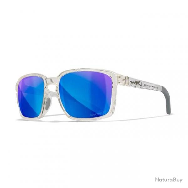 Lunettes Wiley X ALFA - Polaris Bleu Miroir / Clear Crystal