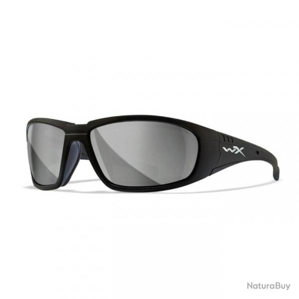 Lunettes Wiley X BOSS - Grey Argent Flash / Noir