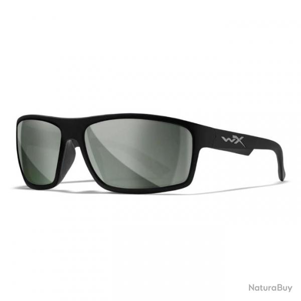 Lunettes Wiley X PEAK - Grey Argent Flash / Noir