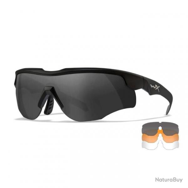 Lunettes Wiley X Rogue Comm 3 crans - Fum / Neutre / Rust / Noir