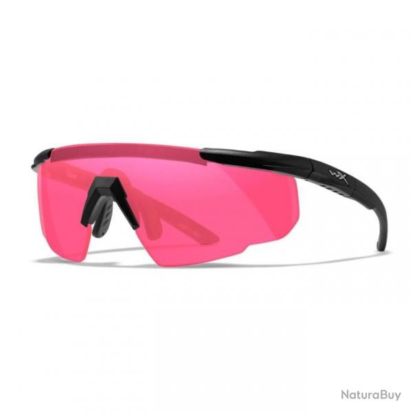 Lunettes Wiley X Saber Advanced - Vermillion / Noir