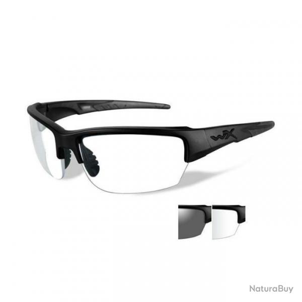 Lunettes Wiley X Saint 2 crans - Noir / Neutre / Fum