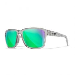 Lunettes Wiley X Trek - Polarisé Vert Miroir / Gris clair