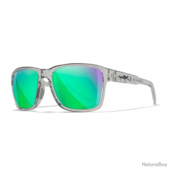 Lunettes Wiley X Trek - Polaris Vert Miroir / Gris clair