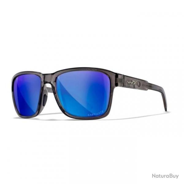 Lunettes Wiley X Trek - Polaris Bleu Miroir Fum / Gris clair