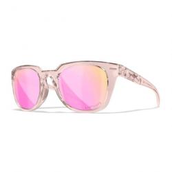 Lunettes Wiley X Ultra - Polarisé Rose Or Miroir Fumé Vert / Crystal Blush