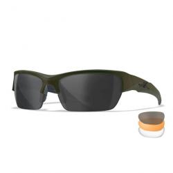 Lunettes Wiley X Valor 2.5 3 écrans - Vert Olive / Neutre / Fumé / Light Rust