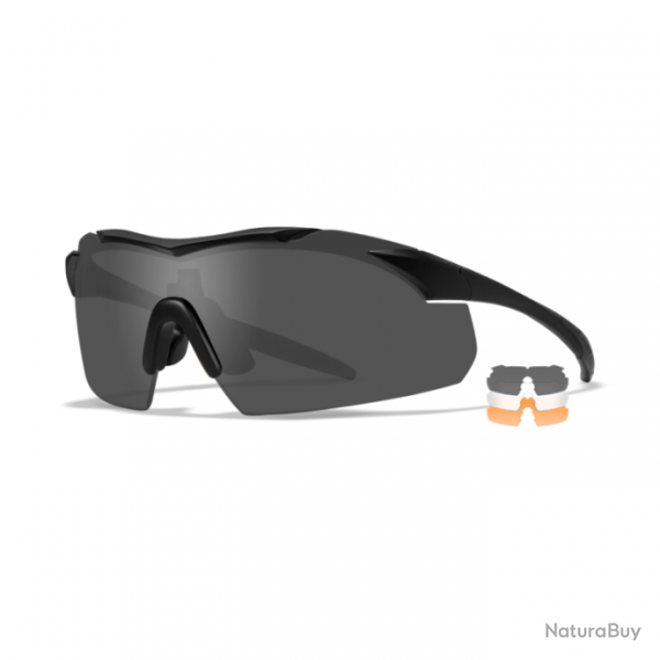 Lunettes Wiley X Vapor - Noir / Neutre / Fum / Light Rust