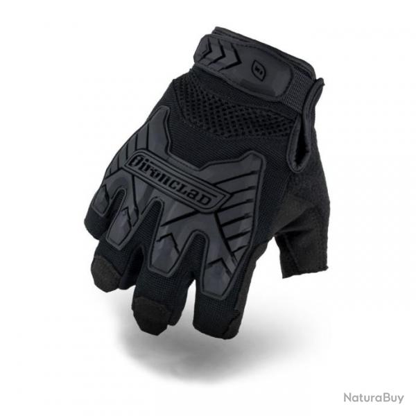 Mitaines Ironclad Tactical Impact compatibles cran tactile - Noir / L