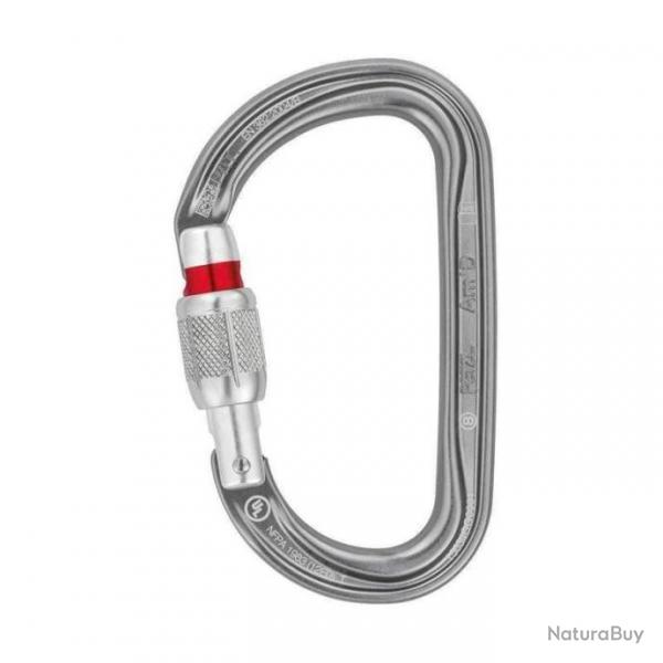 Mousqueton d'escalade Petzl AMD Screw Lock - Gris