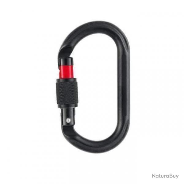 Mousqueton d'escalade Petzl Oxan Screw Lock - Noir