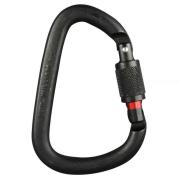 Mousqueton EASHOOK Ouvert Automatique - Noir Aluminium - Verrouillage Par Fil