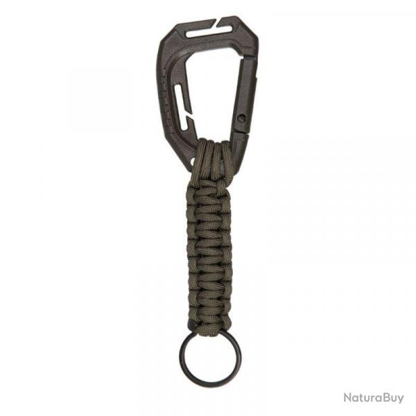 Mousqueton Mil-Tec Paracord - Vert olive