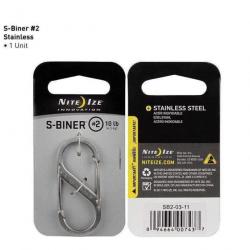 Mousqueton Nite Ize S-Biner Métal - Argent / T2