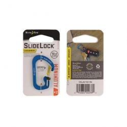 Mousqueton Nite Ize Slidelock Aluminium - Bleu / T4