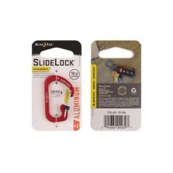 Mousqueton Nite Ize Slidelock Aluminium - Rouge / T4