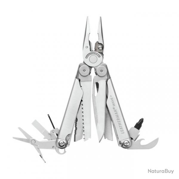 Outil Leatherman Wave Plus - Gris