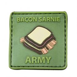 Patch Bacon Sarnie Army - Vert