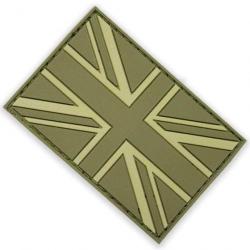 Patch Drapeau Britannique en Gomme - Vert