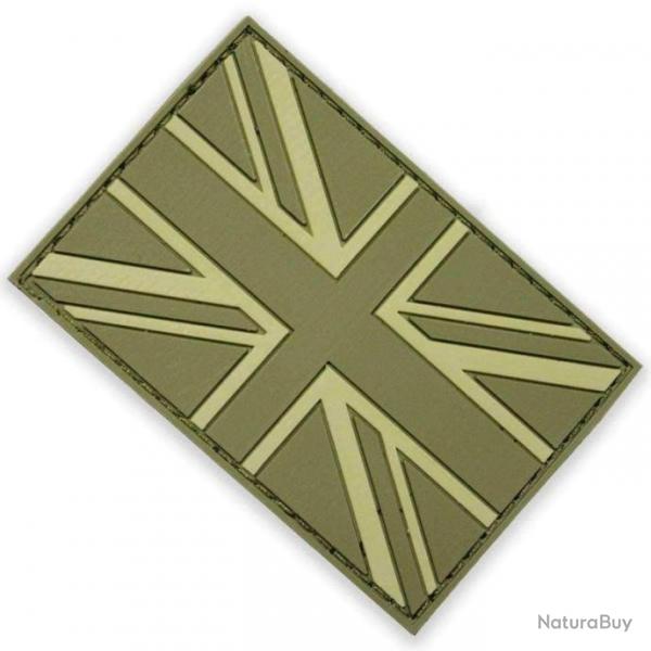 Patch Drapeau Britannique en Gomme - Vert