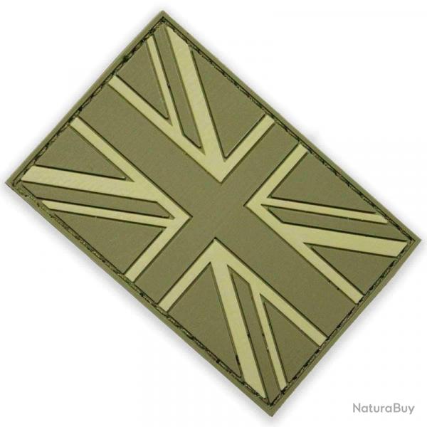 Patch Drapeau Britannique en Gomme - Vert