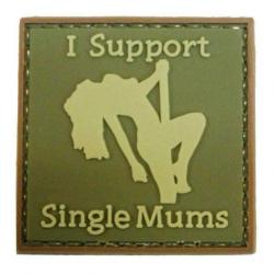 Patch I Support Single Mums - Vert