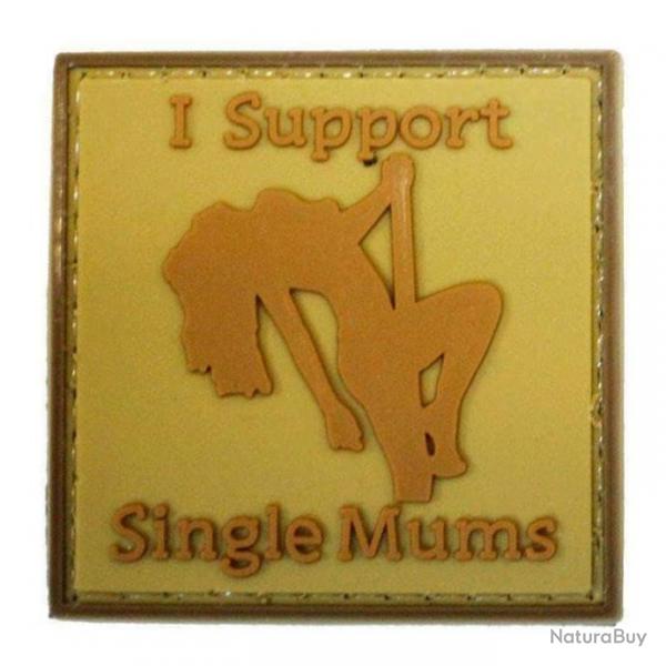 Patch I Support Single Mums - Coyote