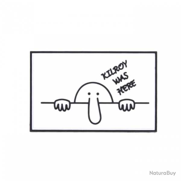 Patch Kilroy Was Here Blanc - Blanc