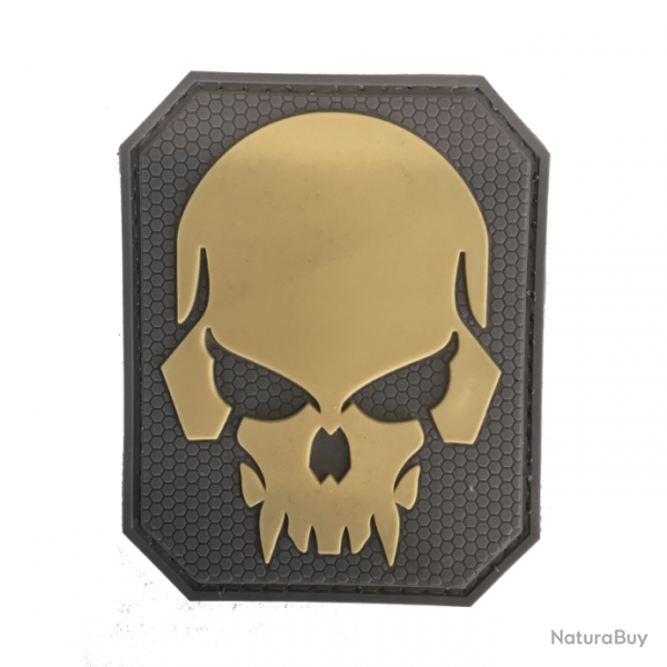 Patch Large Pirate Skull - Coyote