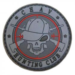 Patch Morale CHAV HUNTING CLUB - Noir