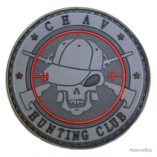 Patch Morale CHAV HUNTING CLUB - Noir