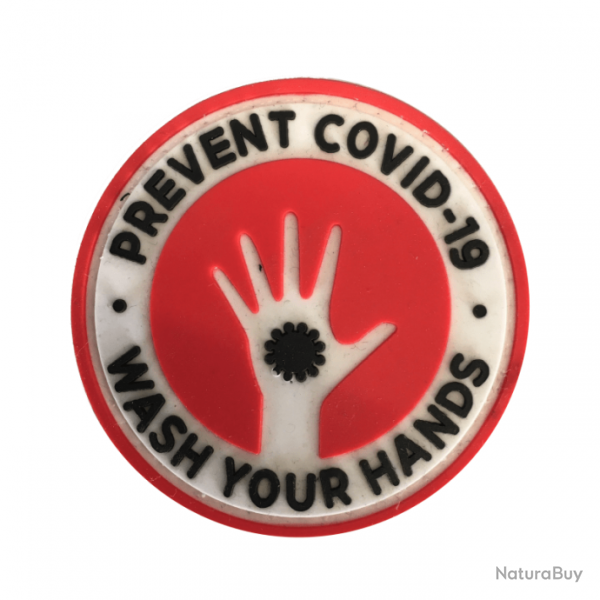 Patch Prevent Covid-19 Wash Your Hands - Rouge