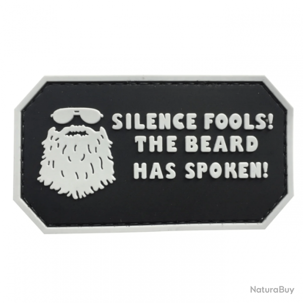 Patch Silence Fools! The Beard Has Spoken - Noir