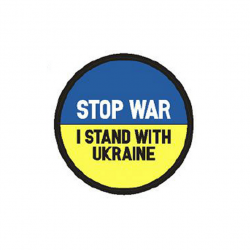 Patch Stop War I Stand with Ukraine - Autre