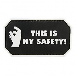 Patch This is My Safety - Noir