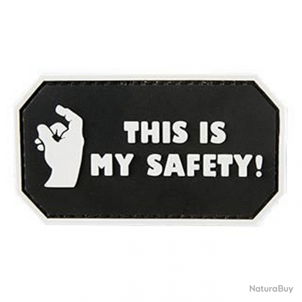 Patch This is My Safety - Noir