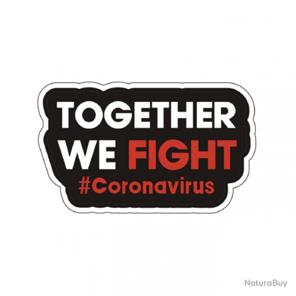 Patch Together We Fight Coronavirus - Rouge