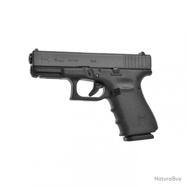 Pistolet Glock G19 Gen 4 - Noir / Compact