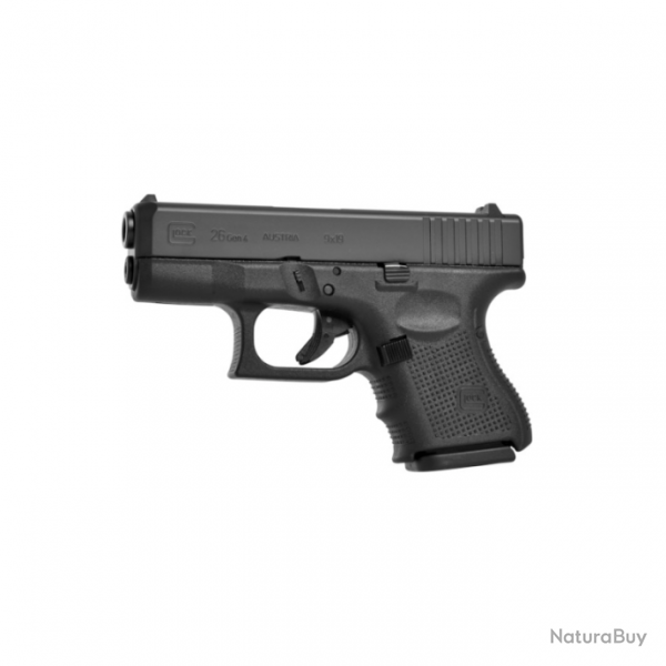 Pistolet Glock G26 Gen 4 - Noir / Subcompact