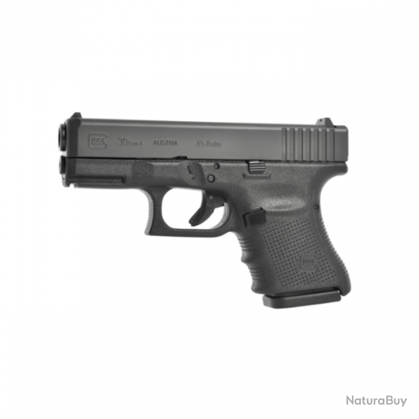 Pistolet Glock G30 Gen 4 cal 45 - Noir / Subcompact