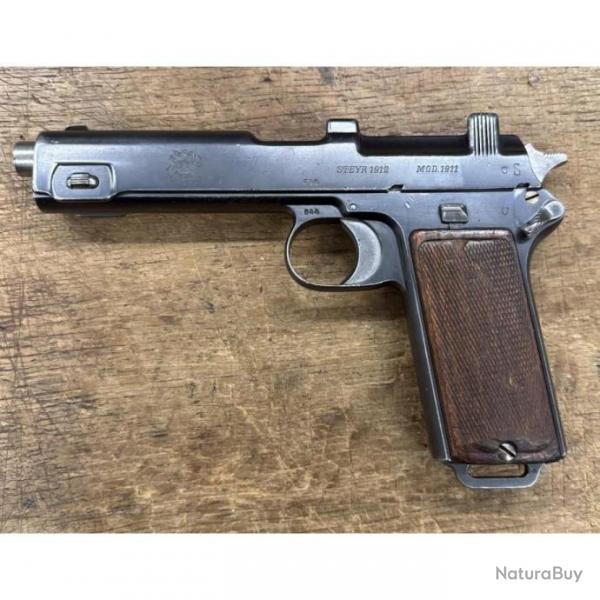 Pistolet Steyr Hahn 1912 rglementaire chilien ALCX - Occasion