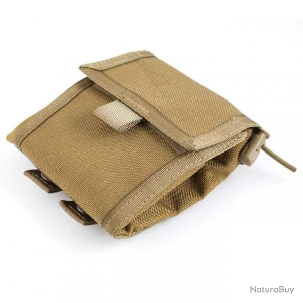 Poche Bulldog Tactical Gear Folding Dump Pouch - Coyote