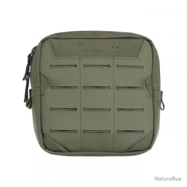 Poche Pentagon ELPIS 15X15 - Vert olive