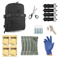 Pochette médicale Trousse de secours IFAK ECO-GUARD PATROL Bulldog Tactical Gear - Noir