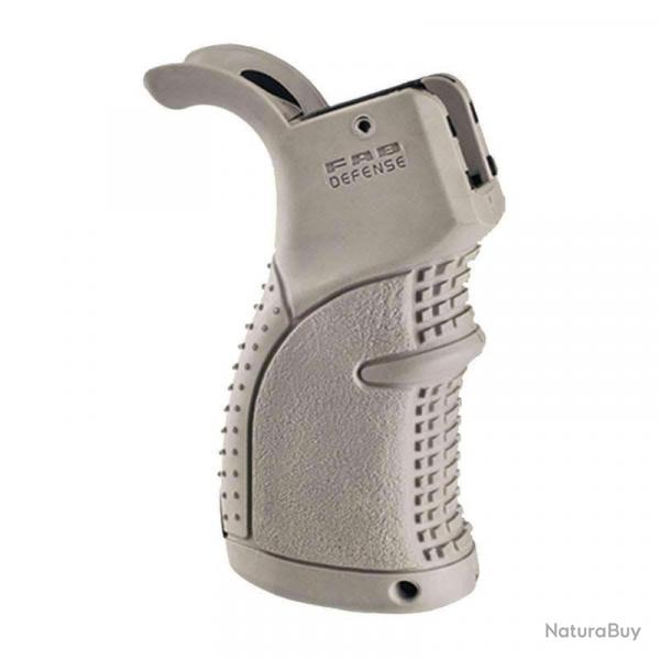 Poigne Pistolet Amliore avec Revtement en Caoutchouc FAB Defense AGR-43 pour AR15 / AR10 / M16 /