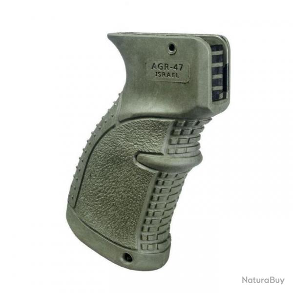 Poigne pistolet ergonomique pour AK47/74 FAB Defense AGR-47 Rubber - Vert olive