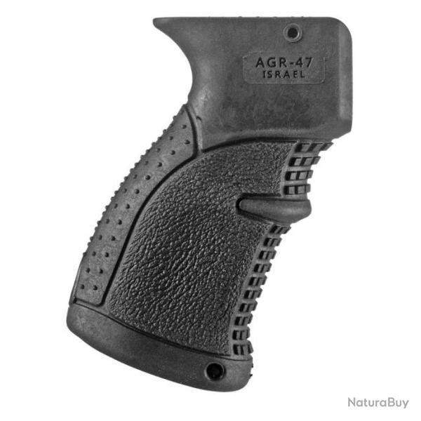 Poigne pistolet ergonomique pour AK47/74 FAB Defense AGR-47 Rubber - Noir