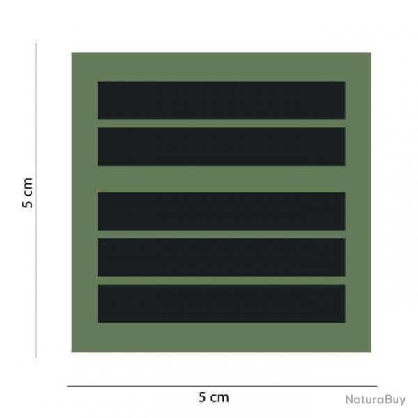 Poitrine basse visibilit Mil-Spec ID - Vert olive / Lieutenant-Colonel / Colonel