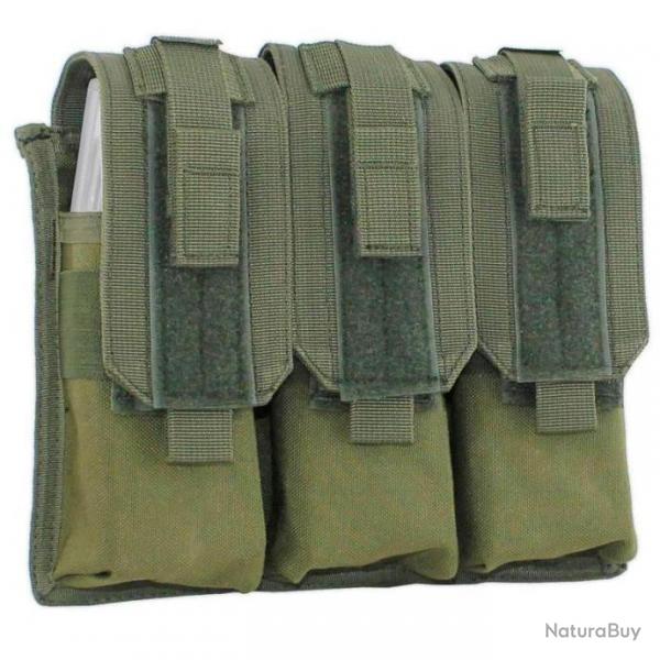 Porte-chargeur Bulldog Tactical Gear AR15 3X2 - Vert